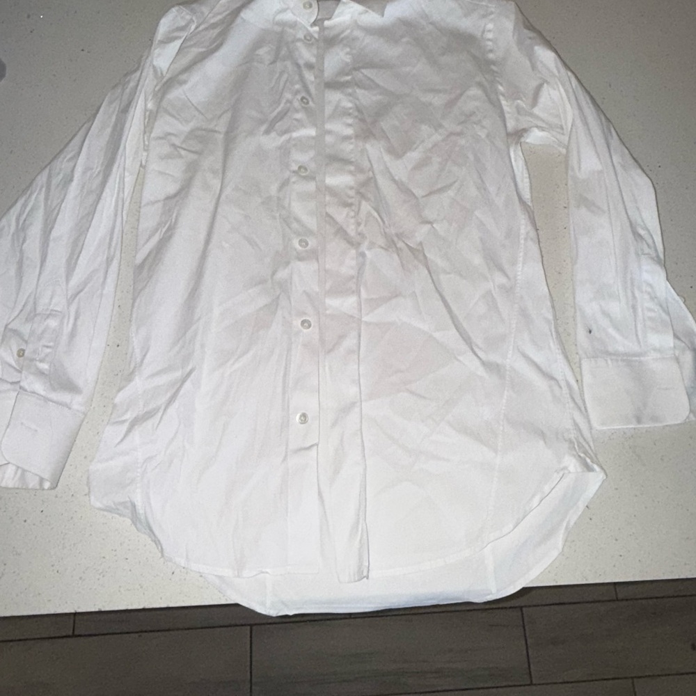 Lanvin Crisp White Dress Shirt